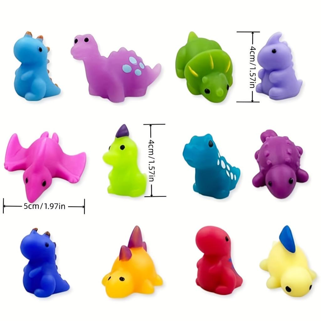 12/24 шт. Динозавры Kawaii Squishies Mochi Squishy Toys Игрушки для снятия стресса для детей Мальчики Девочки Животные Подарки на вечеринку Подарки на день рождения