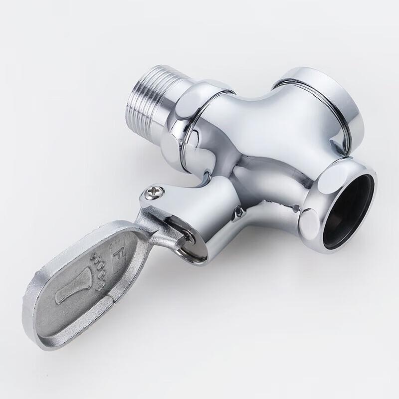 Foot-Operated All-Copper Squat Toilet Flush Valve