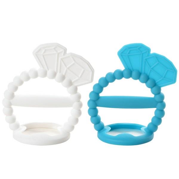 Daily Like Bonbon Birthstone Teething Set, 06 Turquoise, Diamond, 2 Types, 1 Set, Korean Baby Products