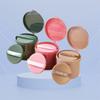 7 шт./набор Двусторонний набор косметических спонжей Капля воды/Круглый с коробкой для хранения Спонж для макияжа Мягкая пуховка для пудры Равномерно наносит макияж