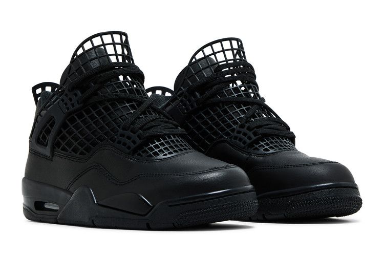 Jordan 4 Ретро Черная сетка (Женский)