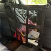 Vehicle Seat Divider Net Car Gap Storage Net, Multifunctional Organizer Barrier for Pets Kids, Backseat 9 Grid Layered with 59x59cm, Universal