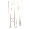 Gold Silver Volleyball Measure Chain 2.5m/8.2ft Volleyball Net Height Chain   Volleyball Matches