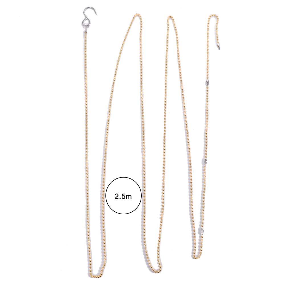 Gold Silver Volleyball Measure Chain 2.5m/8.2ft Volleyball Net Height Chain Volleyball Matches