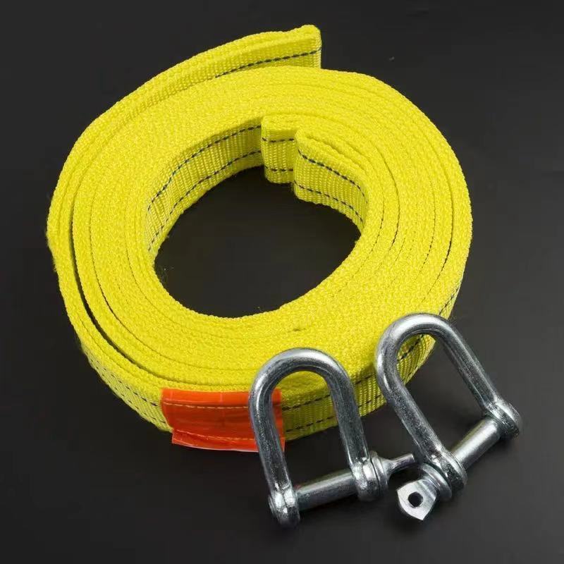 Tow Rope Strap Bar Off Road Accessories Loop Hook Car Trailer Towbar Machine Direct China Shackle Cargo Tie-Down Belt Syntheti