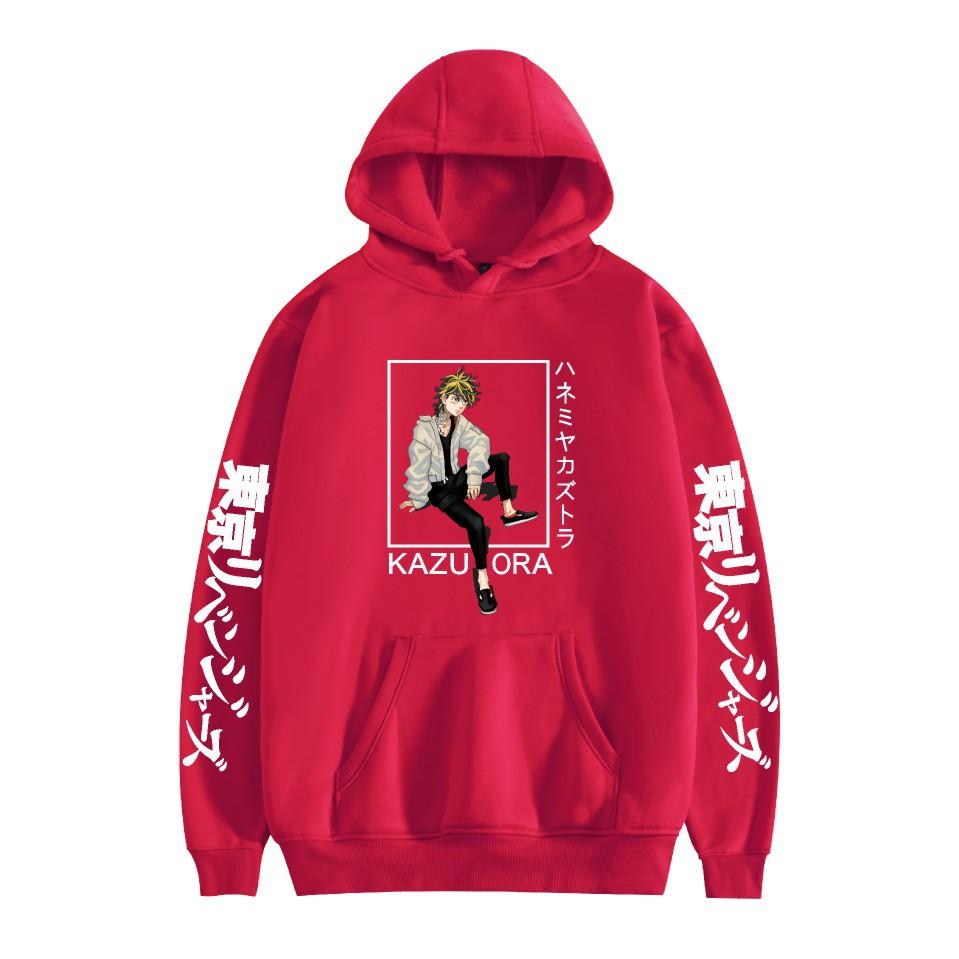 Новый модный повседневный свитер с капюшоном с принтом аниме