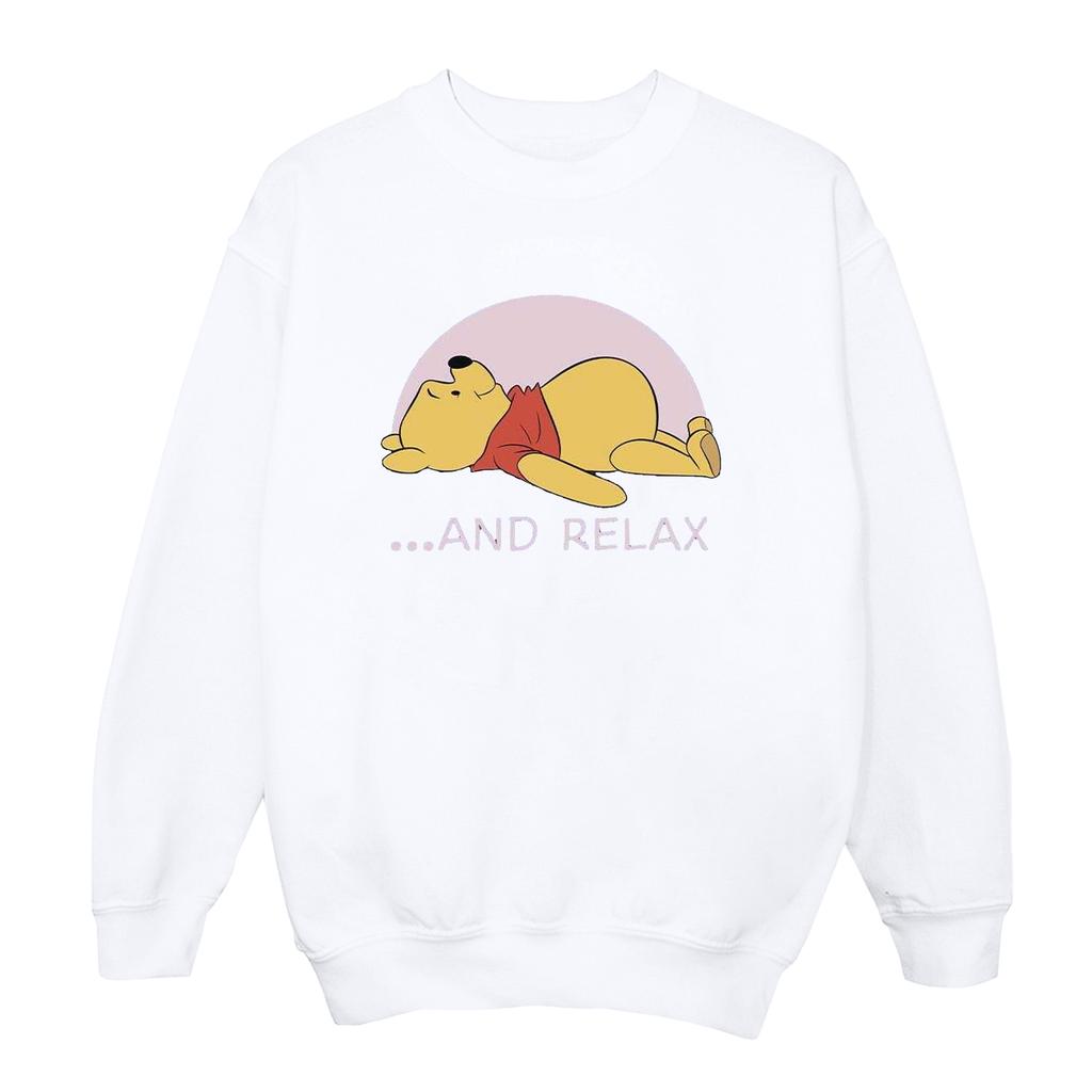 Disney Womens/Ladies Winnie The Pooh Relax Sweatshirt