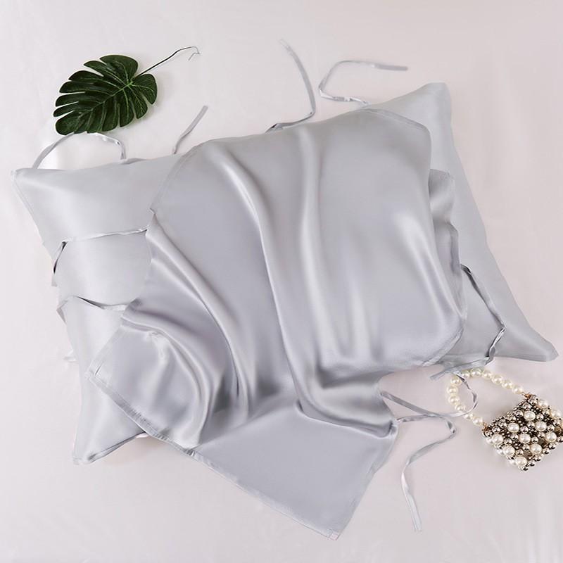 100% Pure Mulberry Silk Pillowcase Set 50x75cm Twin Pack Travel Friendly Bedding Single Pillow