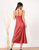 Silk Slip Dress with Straps ISSA Plus