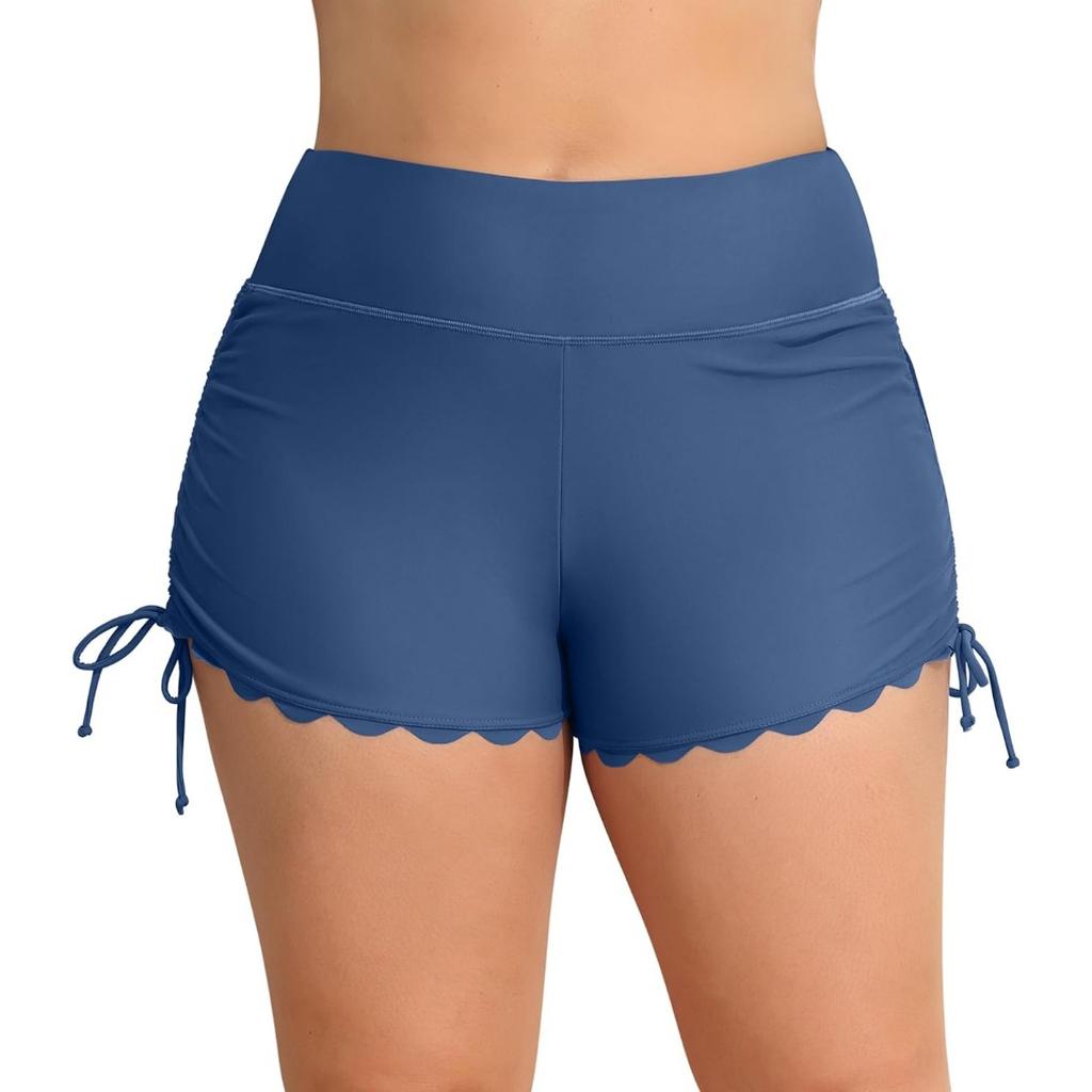 Charmleaks Женские шорты для плавания Шорты для купальника с высокой талией Шорты для плавания с нижней частью