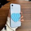 Чехол-присоска в форме сердца для iPhone XR, полупрозрачный, матовый, ударопрочный, мягкий, из ТПУ