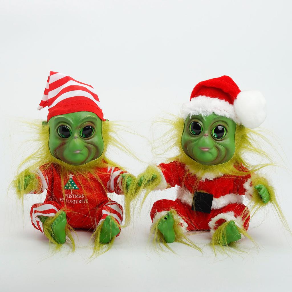 Креативные плюшевые куклы-эльфы, рождественские куклы-гики, рождественские подарки Green Geek