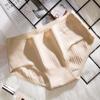 Women's All Cotton Breathable Summer Seamless Underwear All Cotton Anti-bacterial Oversize Underwear Middle Waist Briefs