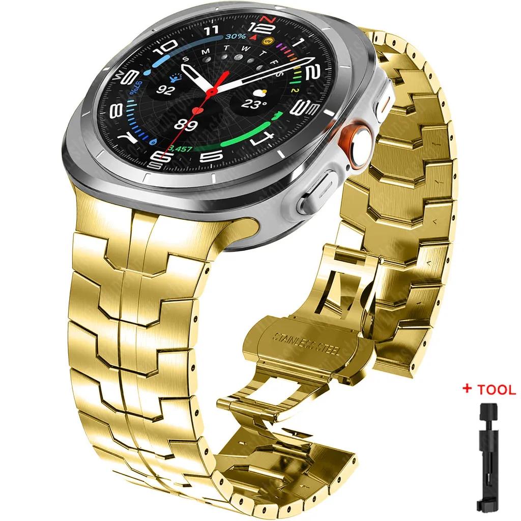 Stainless Steel Metal Bracelet for Samsung Galaxy Watch Ultra 47mm Band for samsung ultra 7 Galaxy Ultra 47MM Wrist Strap Correa