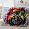 Motocross Rider In Action Blanket Flannel Blanket for bed, sofa, Camping, Hiking, Picnic Essentials, gift for family Fan gifts