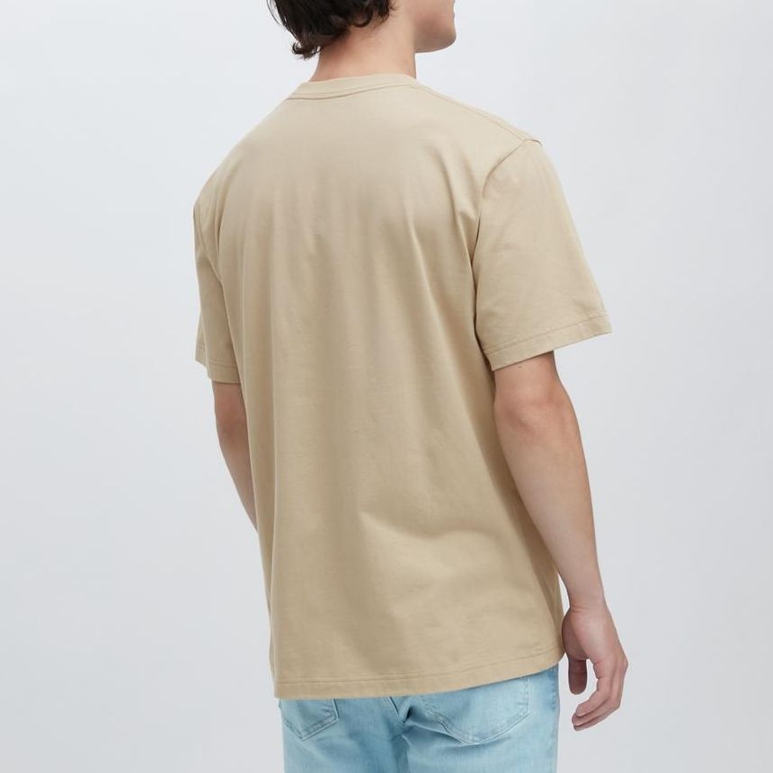 Uniqlo X One Piece Коллаборация SS23 Архивный Персонаж Принт Буквами Футболка с Коротким Рукавом Унисекс Футболки Бежевый 459207-31