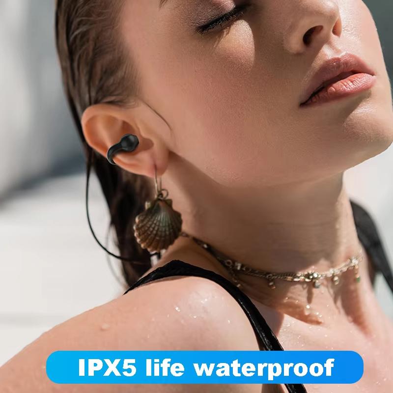 Мини-одиночные наушники Bluetooth 5,3, гарнитура с зажимом для ушей, поддержка TWS Connect, шумоподавление, HD-микрофон, безболезненное ношение для всех смартфонов