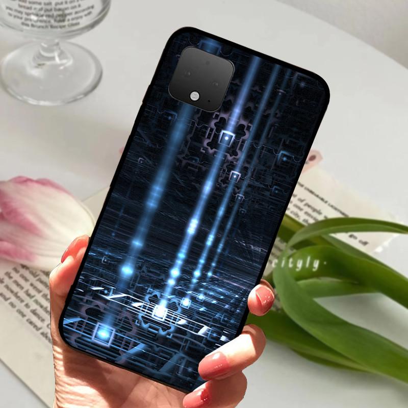 Чехол для Google Pixel 4A 5G Силиконовый Мягкий ТПУ Черный Чехол для Телефона Для Google Pixel 5 XL 5G Защитный Fundas Чехлы Роскошный Coque