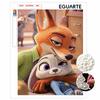 Disney Pearl Painting Handmade Nick Wilde Judy Hopps Pearl Kit Home Decoration Painting