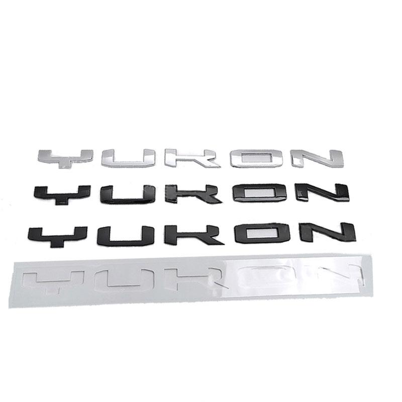 AABJZ1 YUKON new label car stickers For GMC CHEVROLET pickup modified accessories rear trunk badge door side logo decorate big small