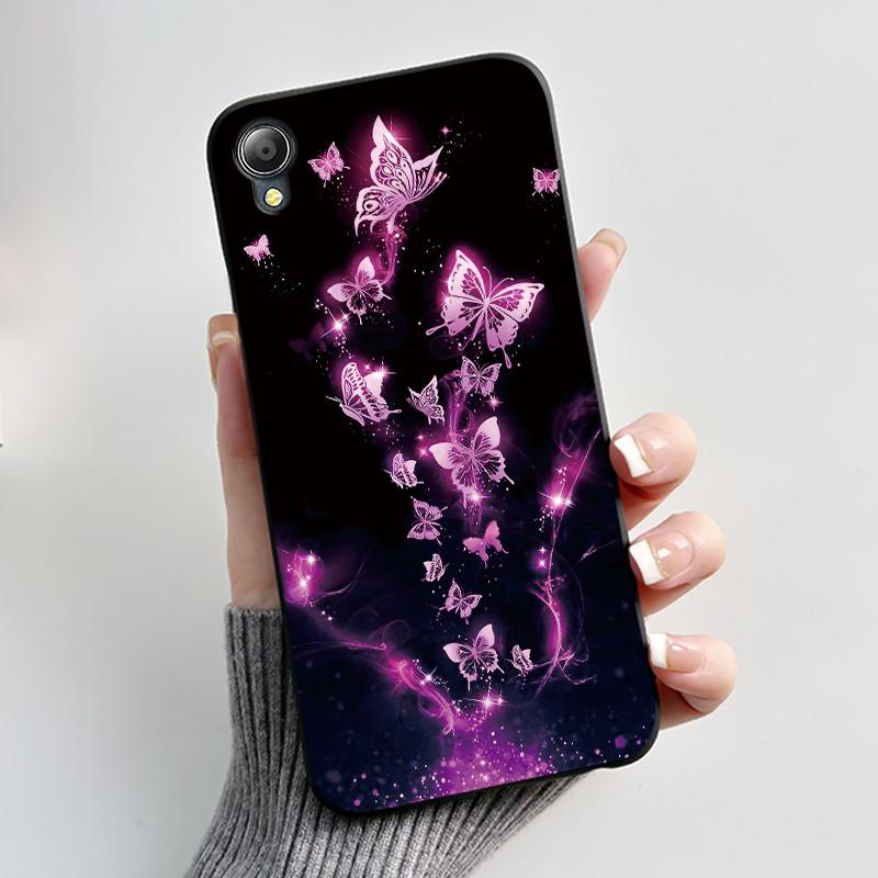 For Asus Zenfone Live (L1) ZA550KL Case Soft Silicone Black Shell Cover Funda Cute Flower Cartoon Printing Phone Casing Capa