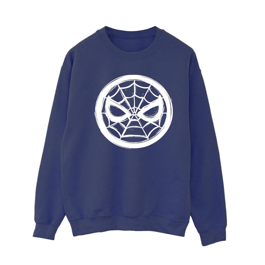 Marvel Womens/Ladies Spider-Man Chest Logo Sweatshirt