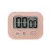 Dretec Washable Kitchen Timer, Waterproof, Magnetic, Alarm Time Setting, Pink