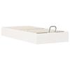 Ottoman Bed Frame with Storage Space White 90 x 190 cm