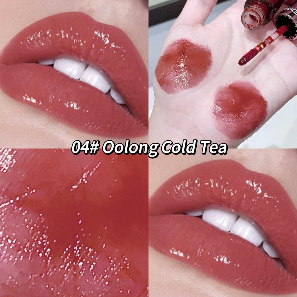 SHAQINUO Блестящий и объемный блеск для губ. Питательный и увлажняющий блеск для губ. Не привередлив к коже и придающий объем губам. Удобен для путешествий.