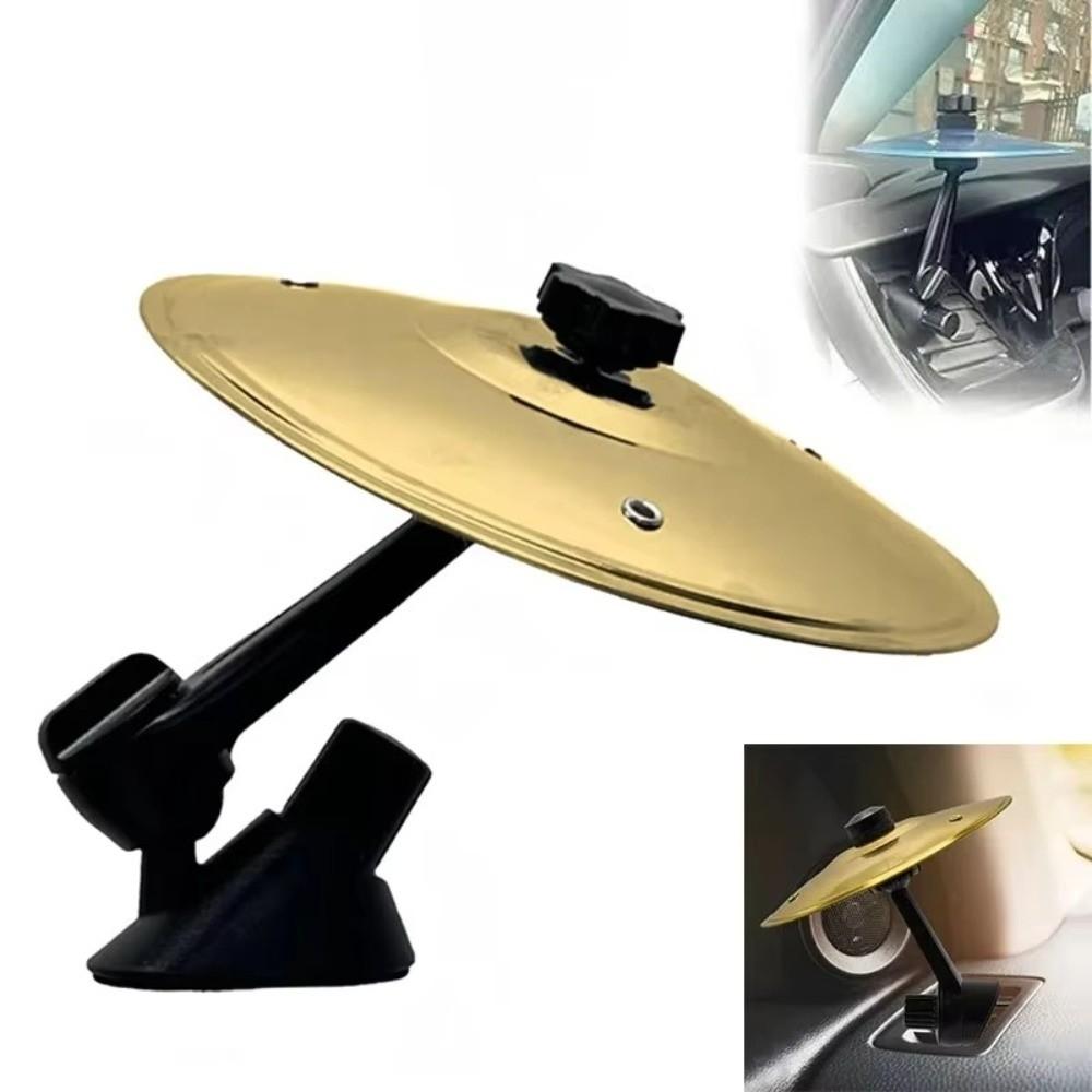 Creative Mini Car Crash Cymbal Easy Installation Rugged Drum Car Decoration for Car Air Vent