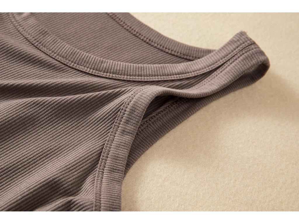 Women's Racerback Cotton Camisole - Sleeveless, Anti-Exposure, Summer Base Layer Top