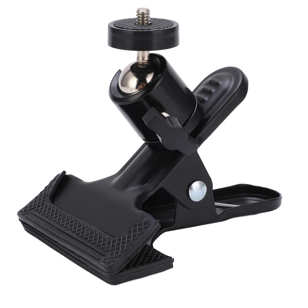360 Degrees  Rotation Camera Clip Clamp Flash Reflector Holder Mount with Hot Shoe Base for Camera Accessory