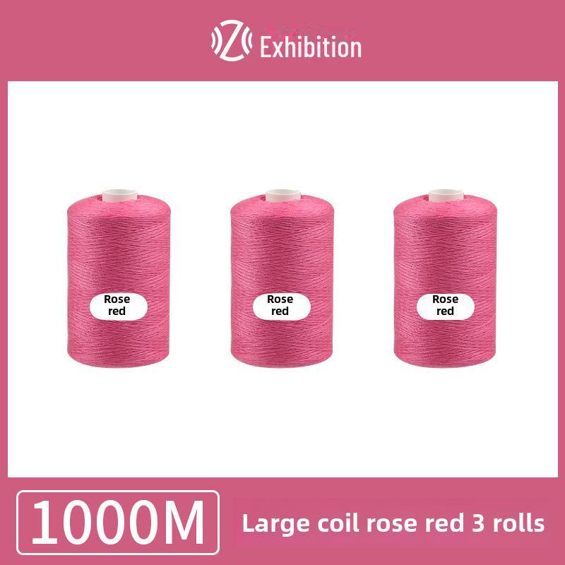 1000 ярдов ниток для бытового шитья: Полиэстер, цветная ручная работа, тонкая катушка