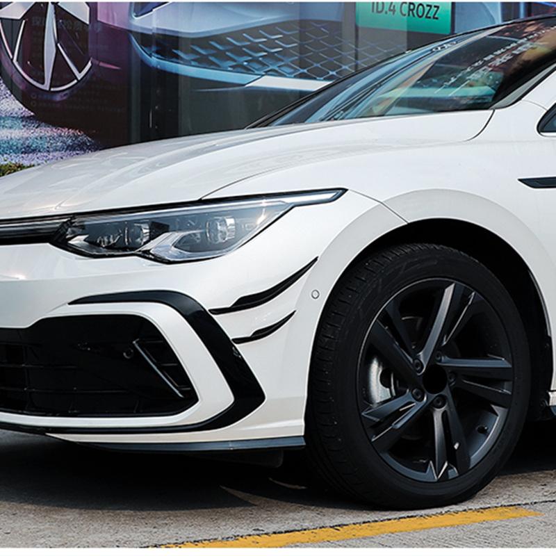 Для VW Golf 8 MK8 2020 2021 2022 4 шт./лот, передний бампер автомобиля, боковой защитный спойлер, накладка