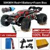Новый высокоскоростной гоночный внедорожник 4WD RC Car 50 км/ч или 80 км/ч Супер бесщеточный высокоскоростной радио 4x4 Off Road Super Fast Drift Racing RC Truck Vehicle