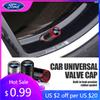 Car Sticker 4Pcs Carbon Fiber Car Wheel Tire Valve Stem Air Cap Auto Decoration For Ford Fiesta Focus 2 Mk3 Mondeo Mk4 Mustang R