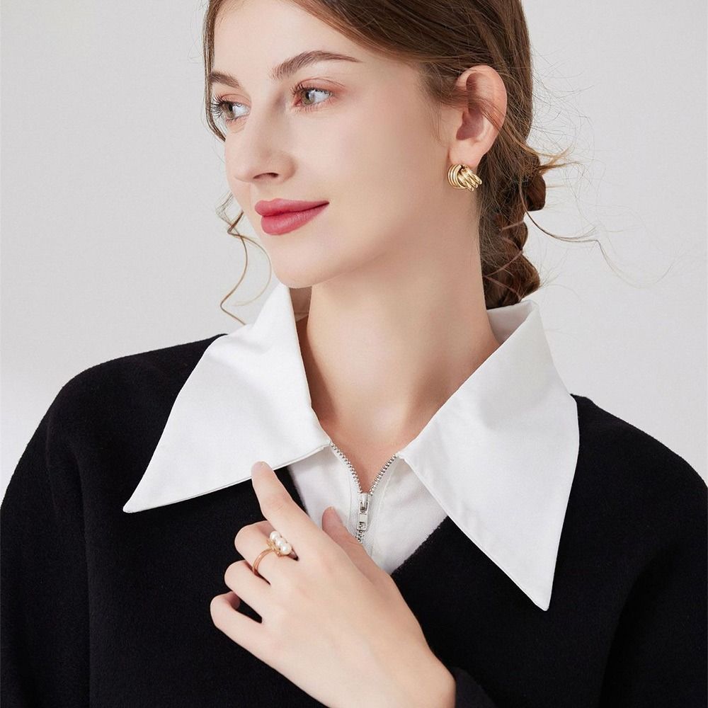 Classic Lapel Detachable Clothes Accessories Fashion Blouse False Collar