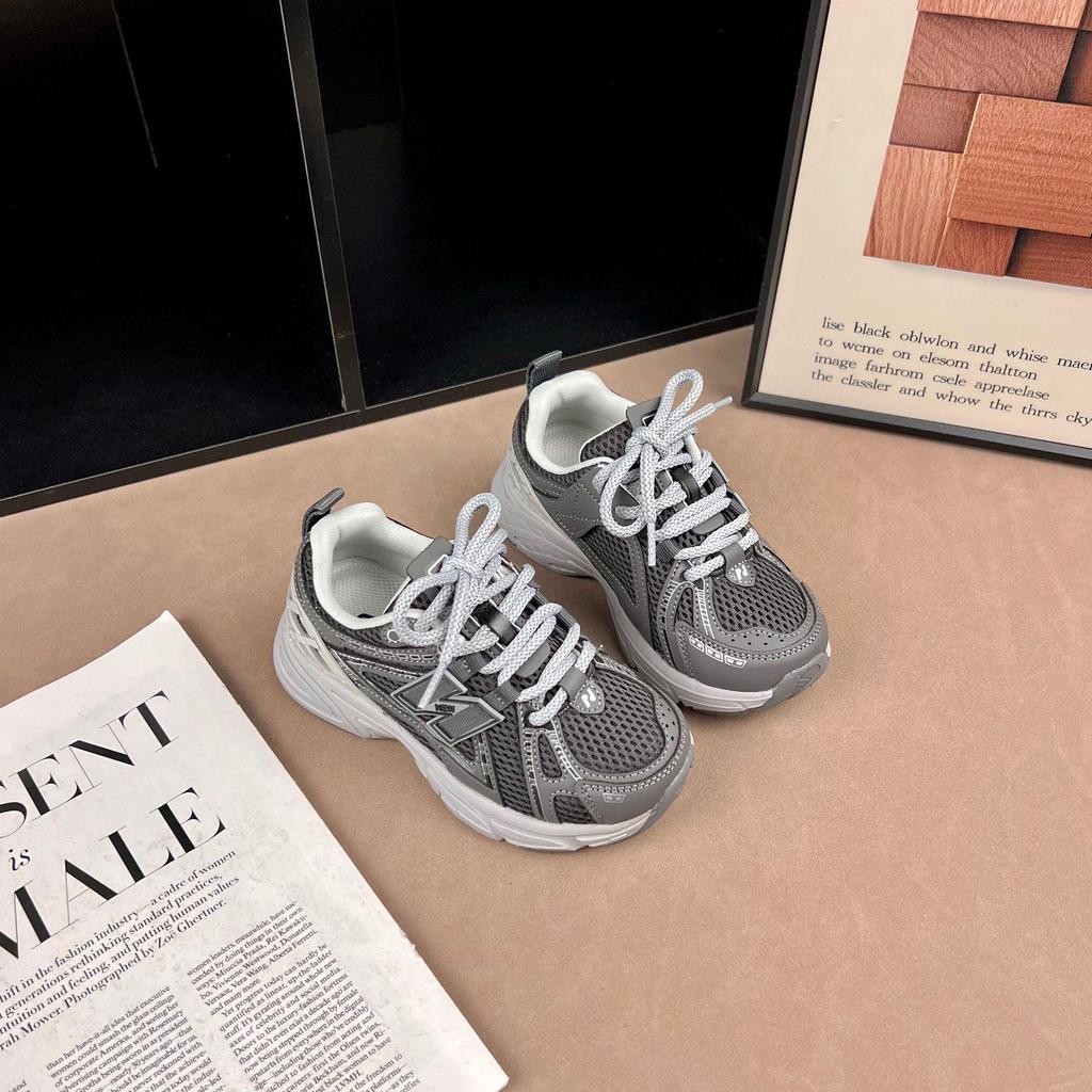 Модные детские спортивные кроссовки в корейском стиле с сеткой - Новинки Весна 2026, Легкие и дышащие для мальчиков и девочек.