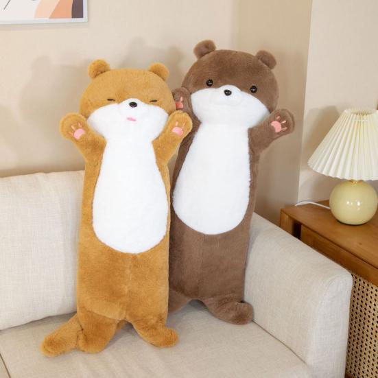 80 см изысканная уютная декоративная плюшевая подушка мягкая игрушка выдра кукла игрушка плед подарок на день рождения