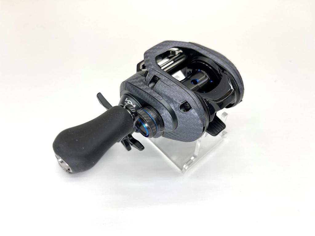 CUSTOM Custom Decal for YOROI and MGL Baitcasting Scratch Protection SEAT.JP 24SLX, 19SLX, Reels, (Silver, Left-Handed)