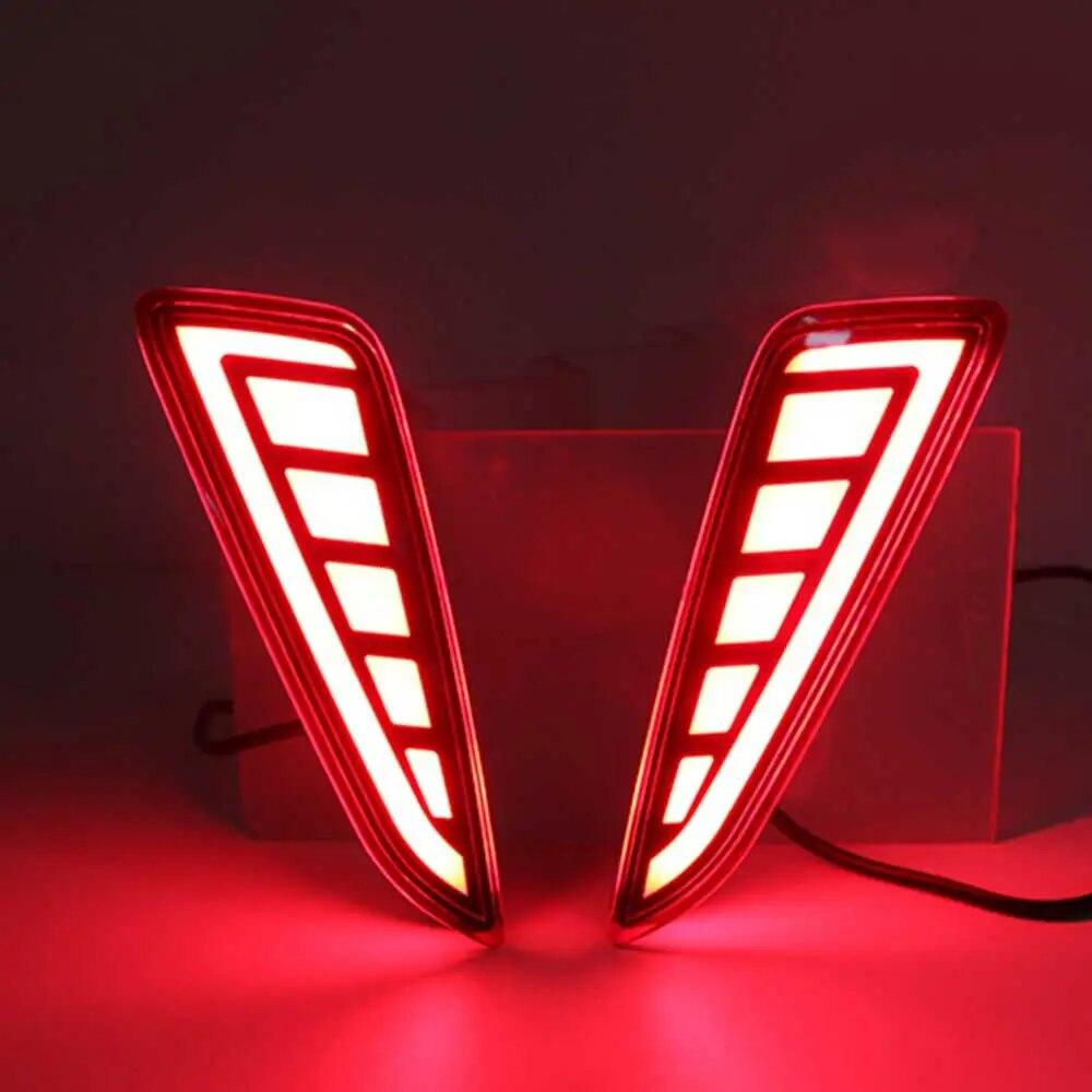 Автомобильный мигающий многофункциональный отражатель, задний противотуманный фонарь, задний бампер, стоп-сигнал для Toyota C-HR CHR 2016 2017 2018