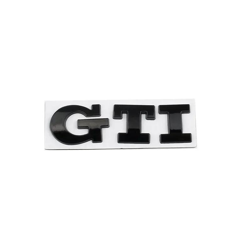 1 шт. Металлический логотип GTI для автомобиля, эмблема на заднюю дверь, наклейки, наклейки для Golf 4 5 6 7 8 Passat Jetta Polo Touareg GTD GLI Touran