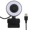 Webcam with Light Built In Microphone for Live Streaming Video Computer Supplies 1080P