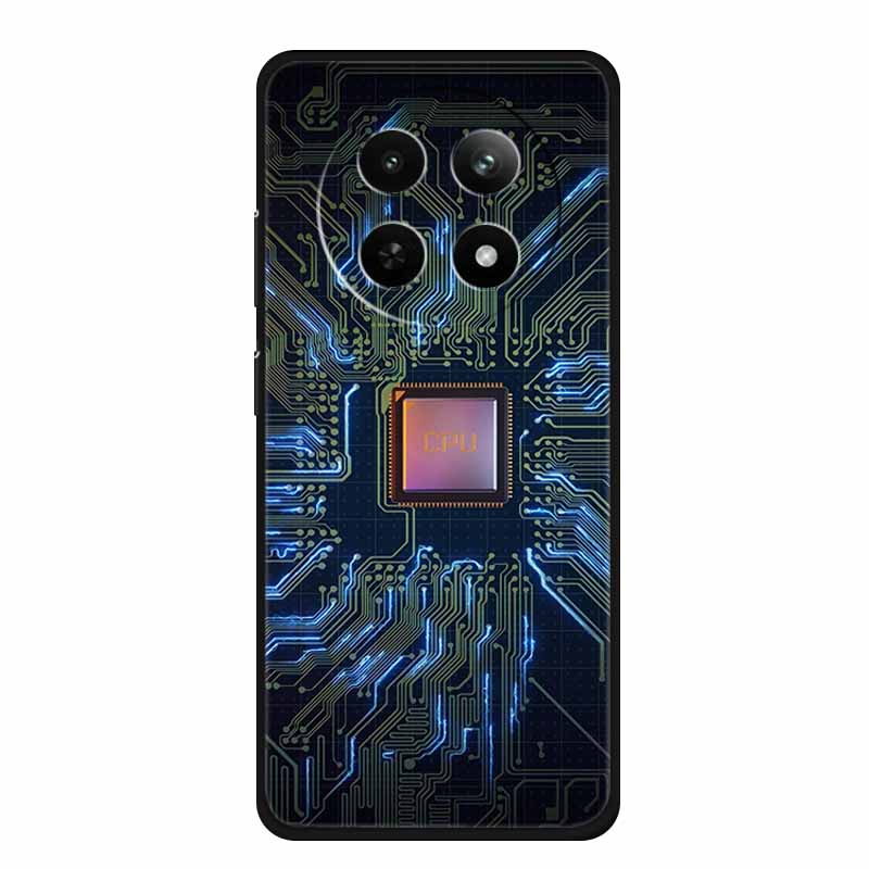 Чехол для Realme 13+ Роскошные мягкие силиконовые чехлы из ТПУ для OPPO Realme 13 Plus 5G Realme13+ Ударопрочный защитный чехол Fundas