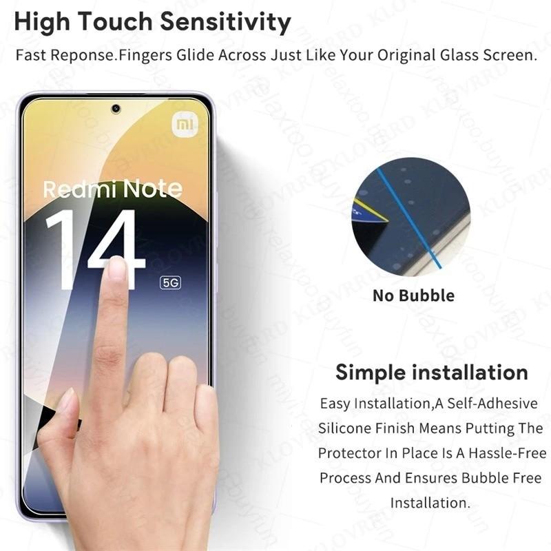 Для Xiaomi Redmi Note14 13 12 11 10 9 8 Pro 15C 14C 13C A5 A3 12s 11S 9s 10s 12C 10 2022 10C 10A 9A 9C5G 9D Защитное закаленное стекло Защитная пленка для экрана