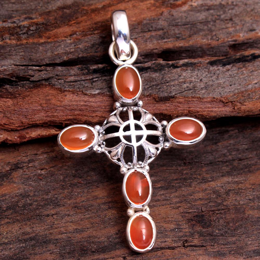 Ювелирные изделия ручной работы из стерлингового серебра 925 пробы, кулон Рейки, серебряный кулон с голубым топазом, кулон унисекс, кулон в виде креста, духовные украшения