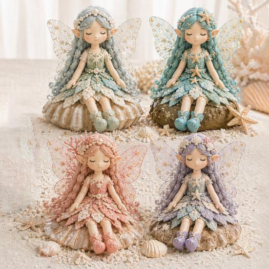 Cute Fairy Dolls Comprehensive Patchwork Kit Ring Fabric Green 30 Cm 1 Pc