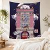 Ghostbusters Wall Tapestry Cozy Warm Great for Bedroom Studio Wall Living Room All Season Tasseled Design Gift for Birthday