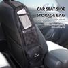 Car Seat Side Storage Hanging Bag Drink Phone Holder Pocket For SsangYong Rexton Kyron Rodius Tivoli Musso Turismo Nomad WW22