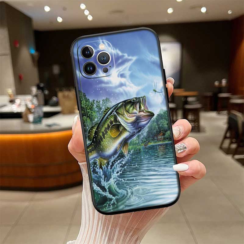 RE4 Angling Go Fishing Phone Case for Samsung Galaxy S20 S21 S22 Ultra FE + Plus A21S A22 A24 A25 A26 A30 A30S A31